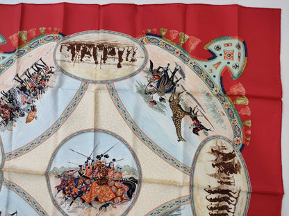 HERMES Carre CAVALIERS PEULS Scarf