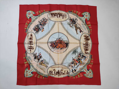 HERMES Carre CAVALIERS PEULS Scarf