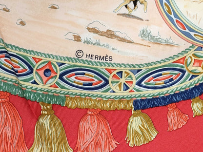 HERMES Carre CAVALIERS PEULS Scarf