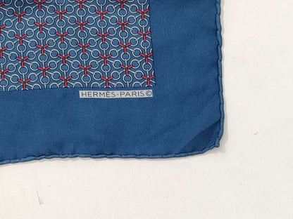 HERMES Carré 45 Chain Pattern Scarf