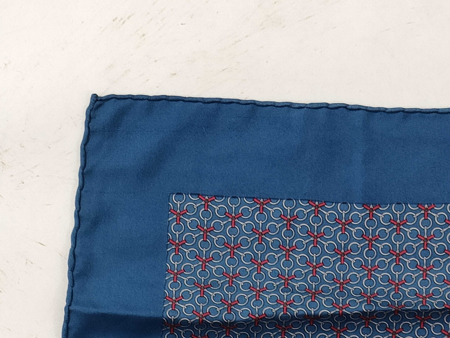 HERMES Carré 45 Chain Pattern Scarf