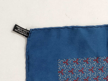 HERMES Carré 45 Chain Pattern Scarf