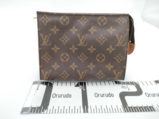 LOUIS VUITTON Monogram Poche Toilette 19 M47544 Pouch