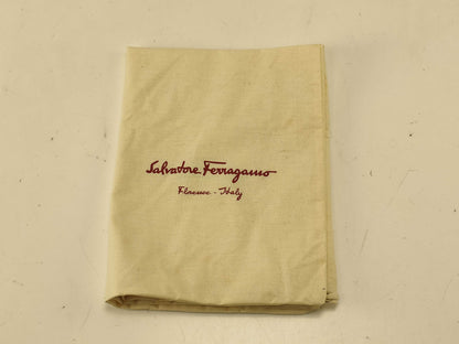 Salvatore Ferragamo Vara Ribbon Silver Pumps