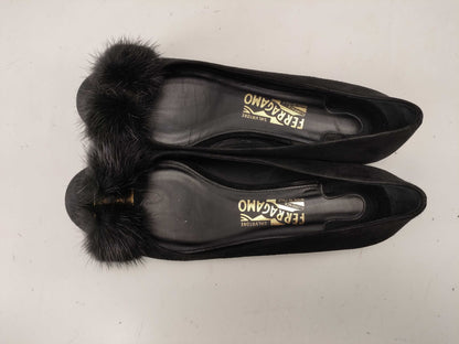 Salvatore Ferragamo Vara Ribbon Black Pumps