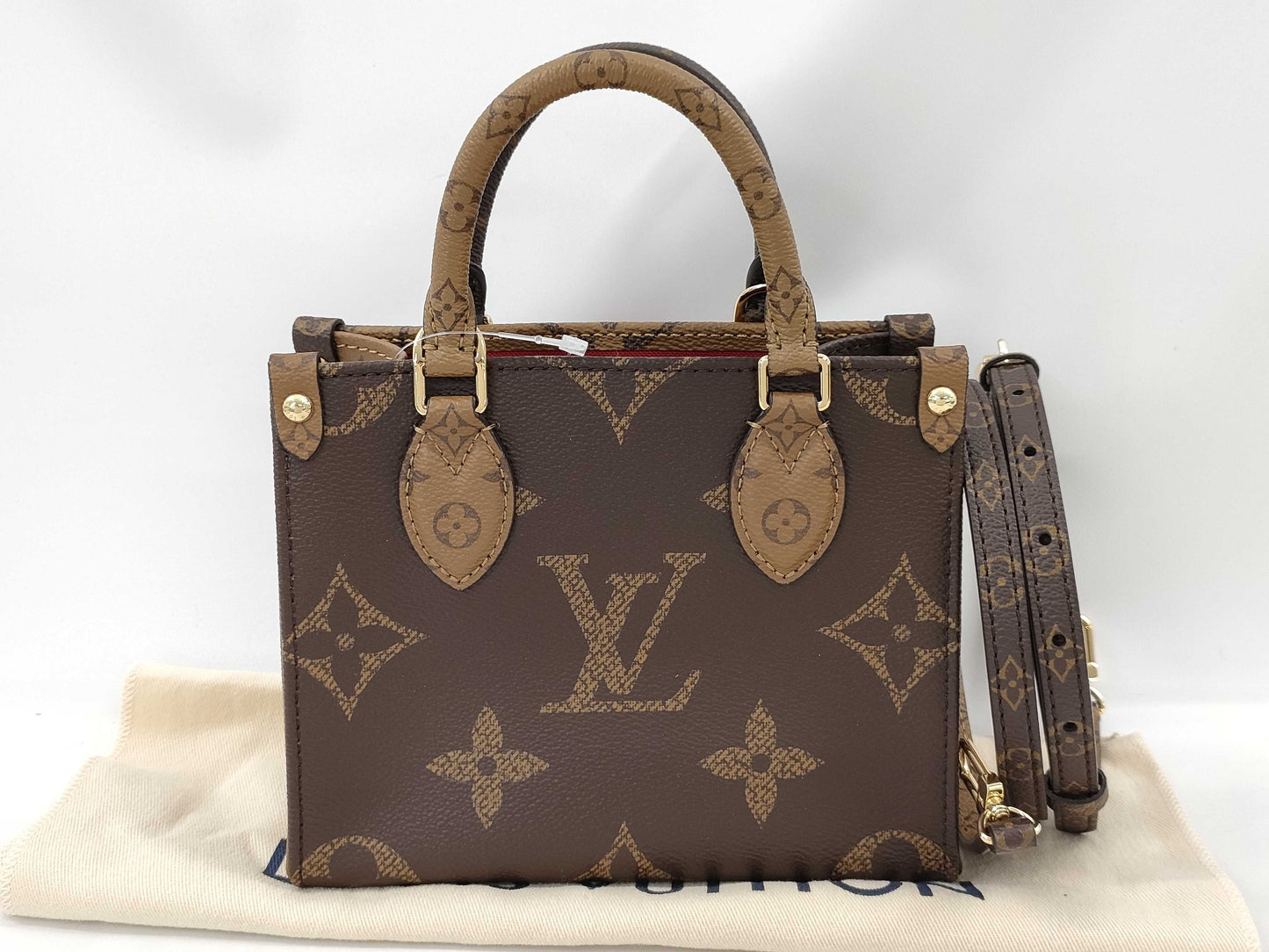 LOUIS VUITTON Monogram M46839 On the Go BB RFID Reverse Handbag