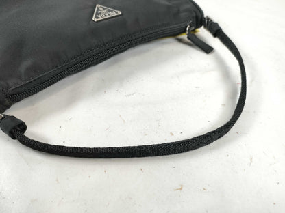 PRADA Nylon Mini Handbag Black Handbag