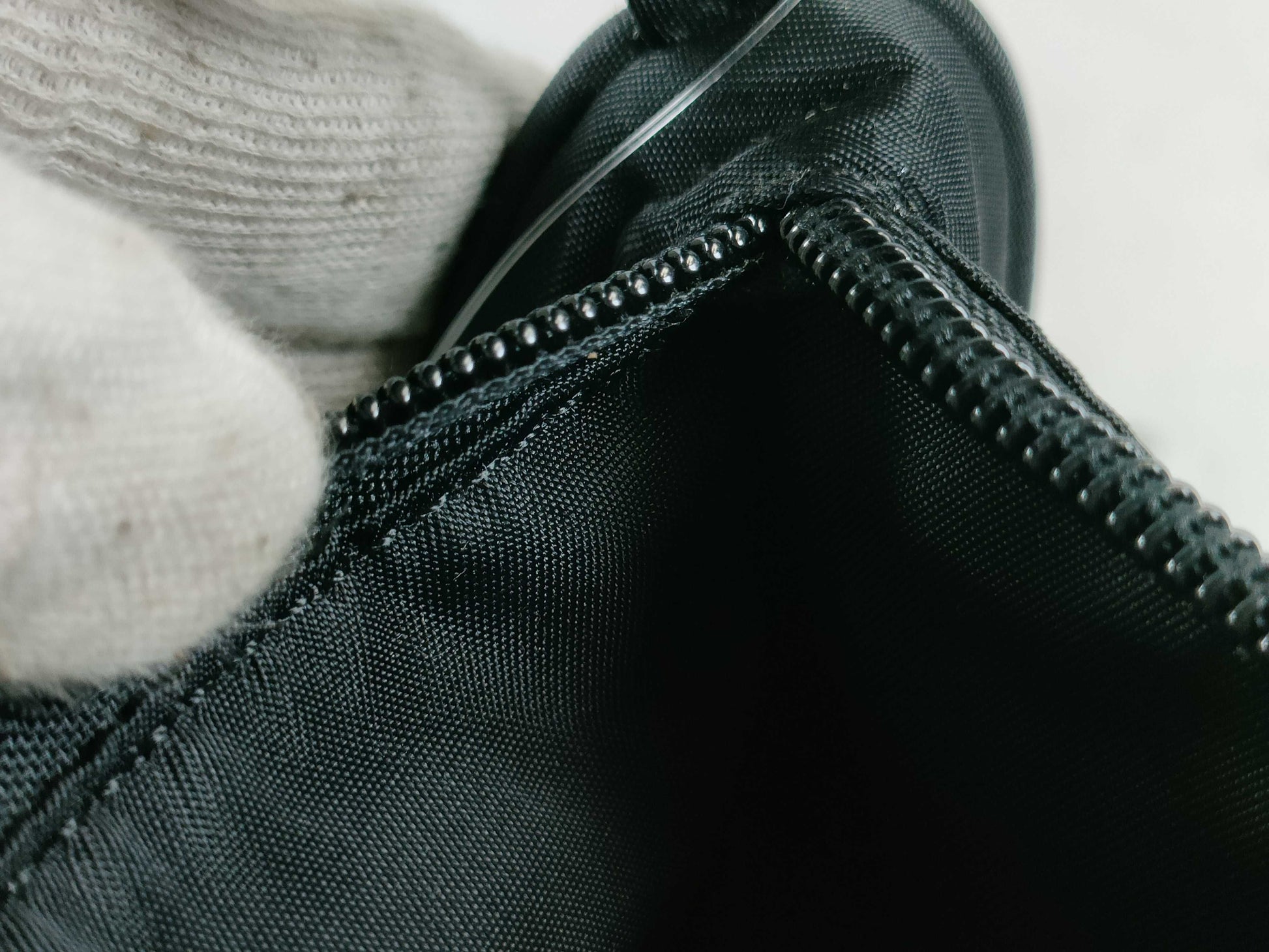 PRADA Nylon Mini Handbag Black Handbag