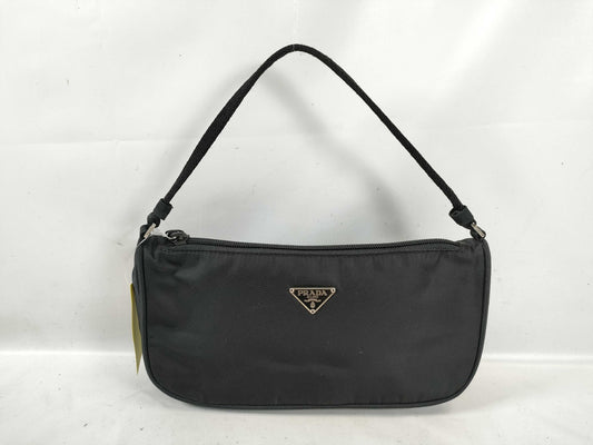 PRADA Nylon Mini Handbag Black Handbag