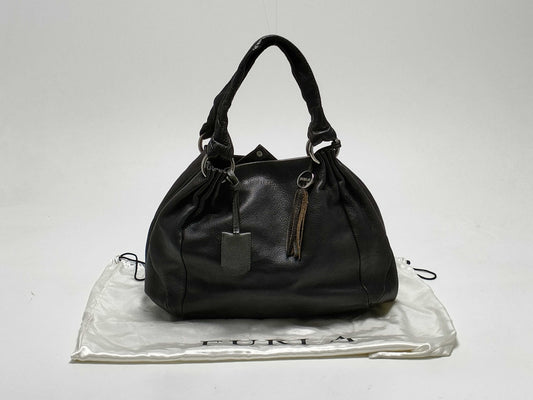 FURLA 3-piece leather bag set: Gherardini, Furla, and Coach shoulder bag