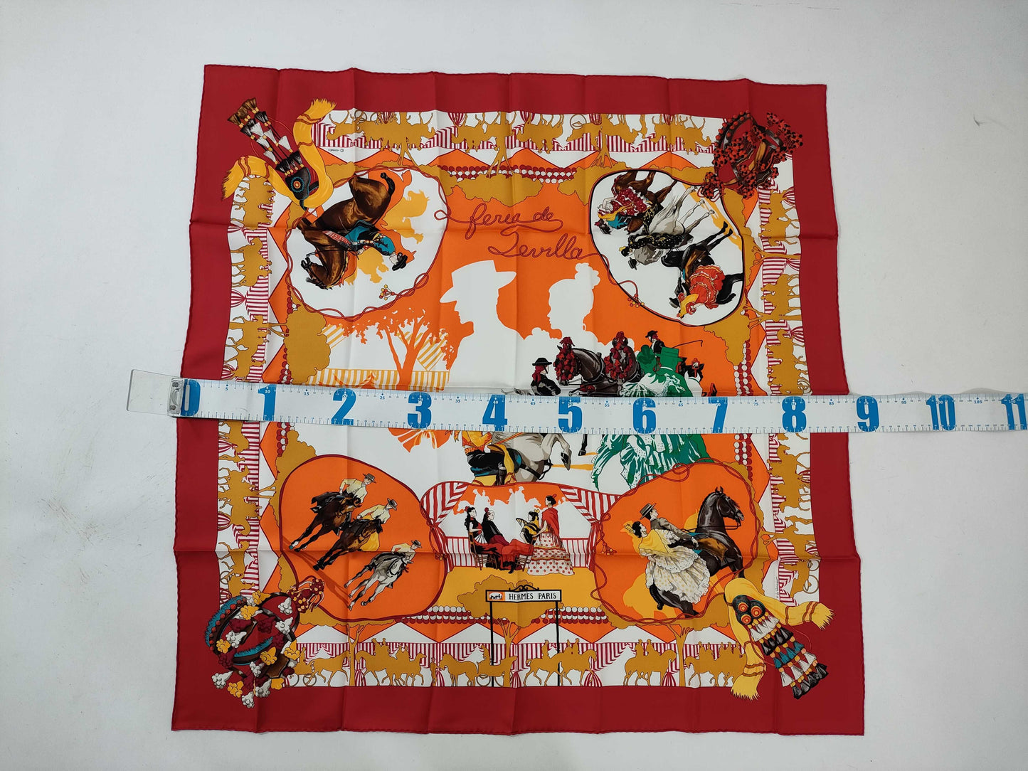HERMES Carré 90 Seville Holidays Scarf