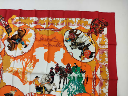 HERMES Carré 90 Seville Holidays Scarf