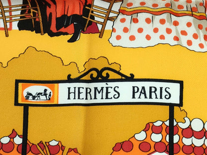 HERMES Carré 90 Seville Holidays Scarf