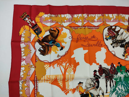 HERMES Carré 90 Seville Holidays Scarf