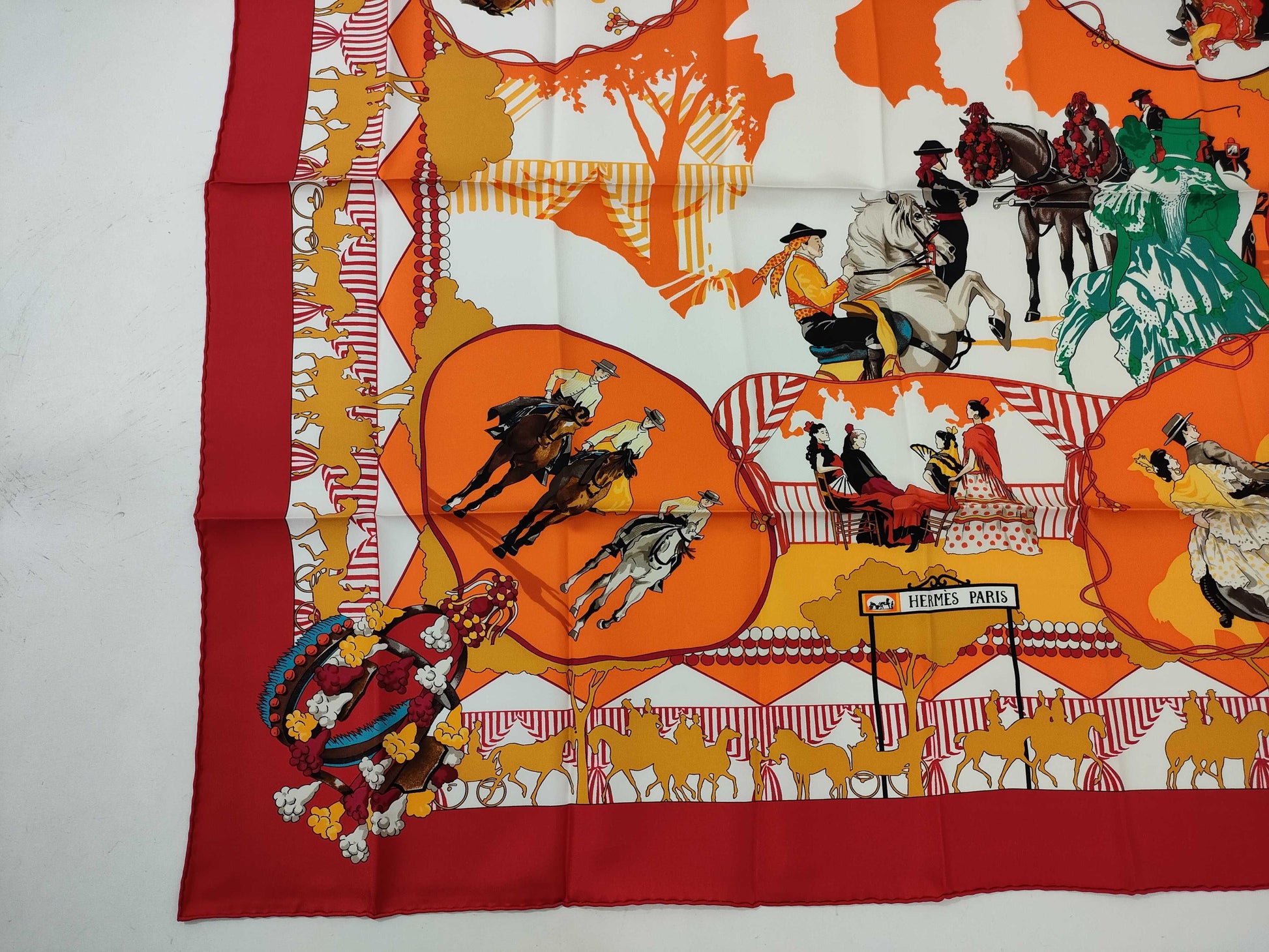 HERMES Carré 90 Seville Holidays Scarf