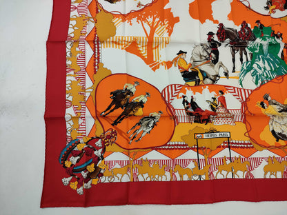 HERMES Carré 90 Seville Holidays Scarf