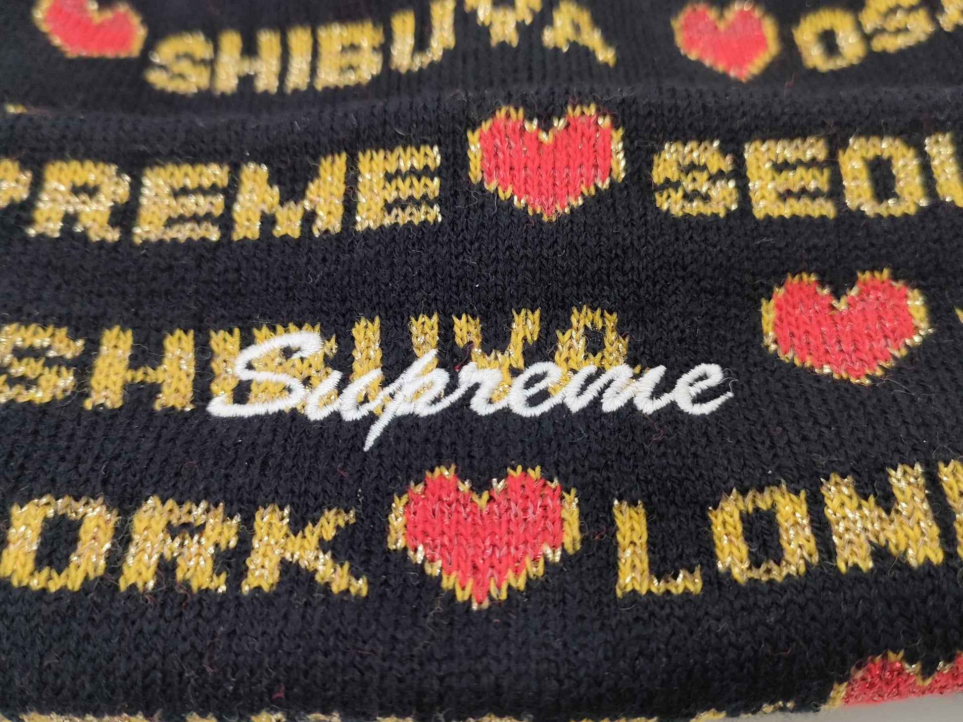 Supreme Heart Beanie Knit Hat Other Apparel