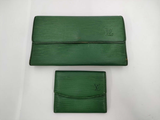 LOUIS VUITTON Epi Long Wallet/Coin Case Wallet