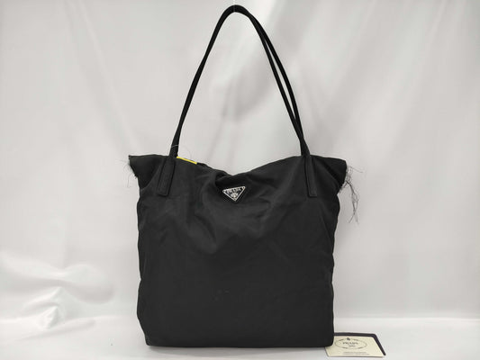 PRADA Nylon Tote Black Tote Bag