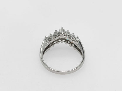 D1.00ct Pt900 5.1g Ring 