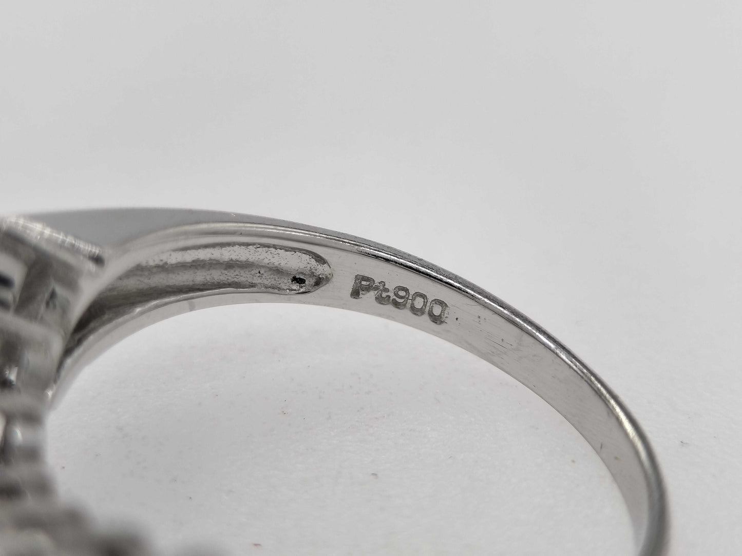 D1.00ct Pt900 5.1g Ring 