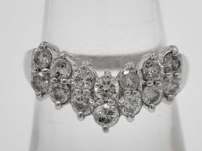 D1.00ct Pt900 5.1g Ring 