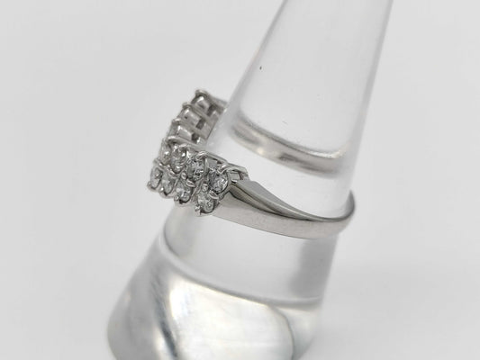 D1.00ct Pt900 5.1g Ring 