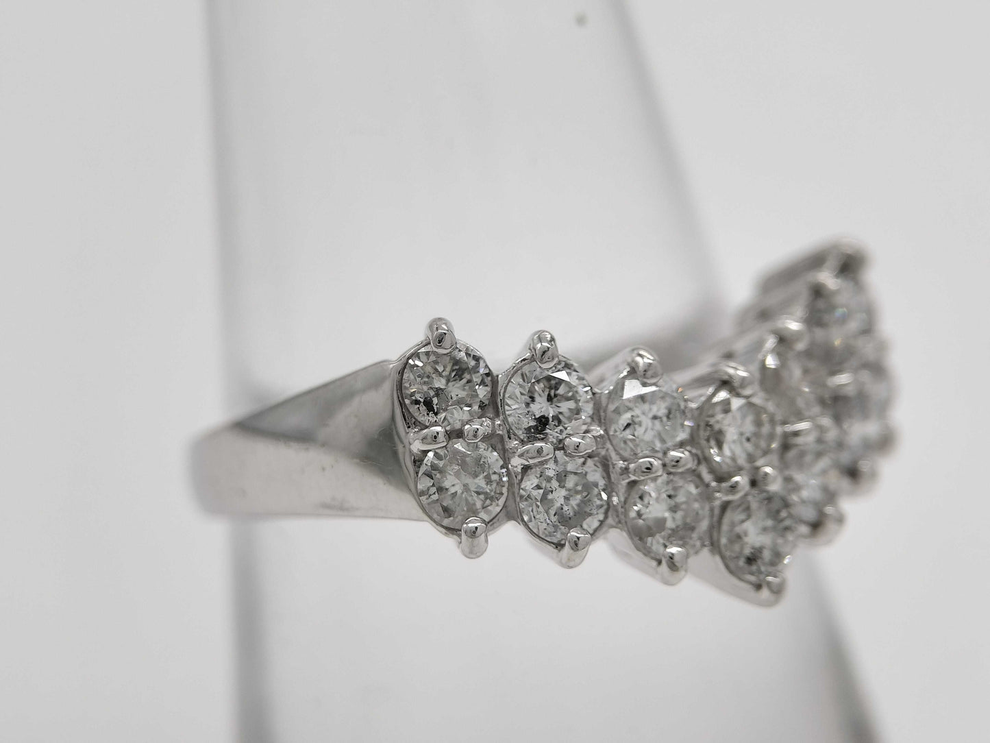 D1.00ct Pt900 5.1g Ring 