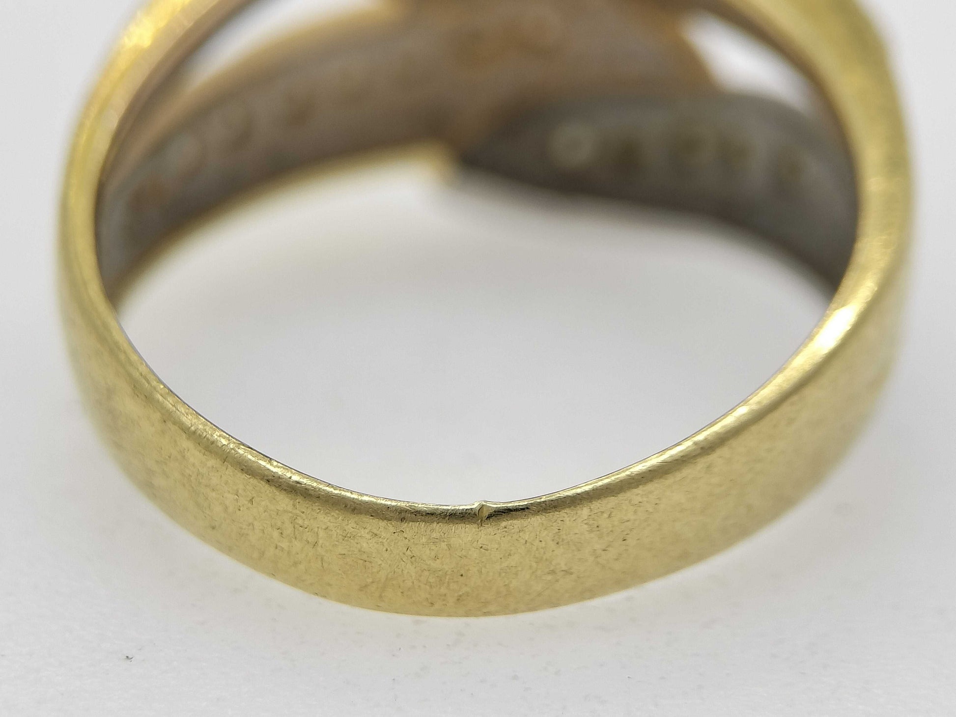 D0.30ct K18/Pt900 4.9g Ring 