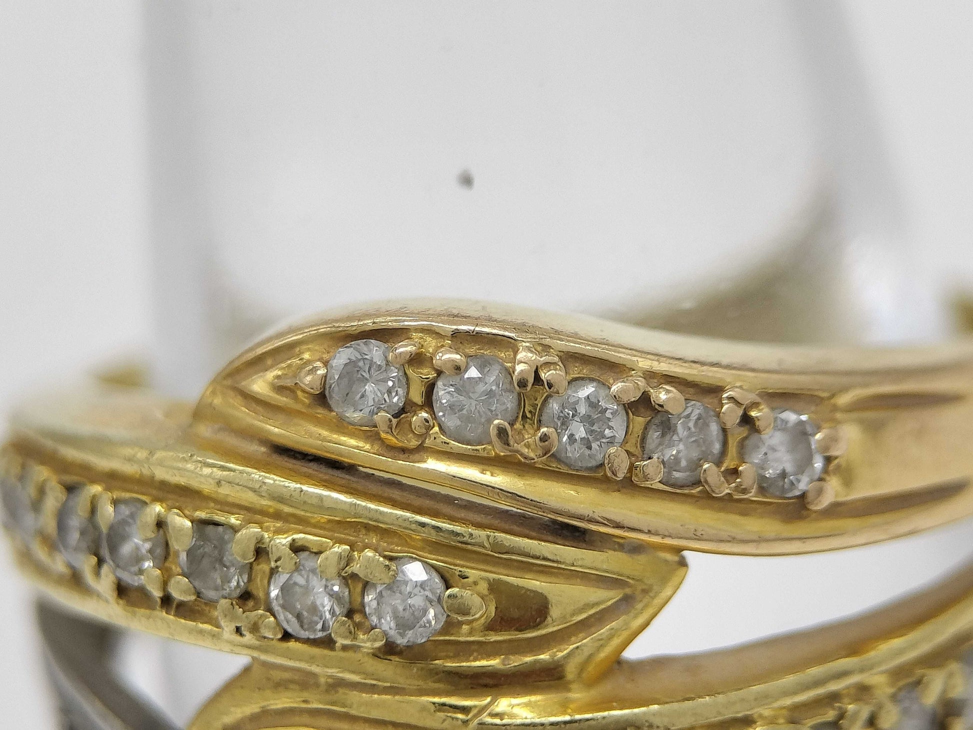 D0.30ct K18/Pt900 4.9g Ring 