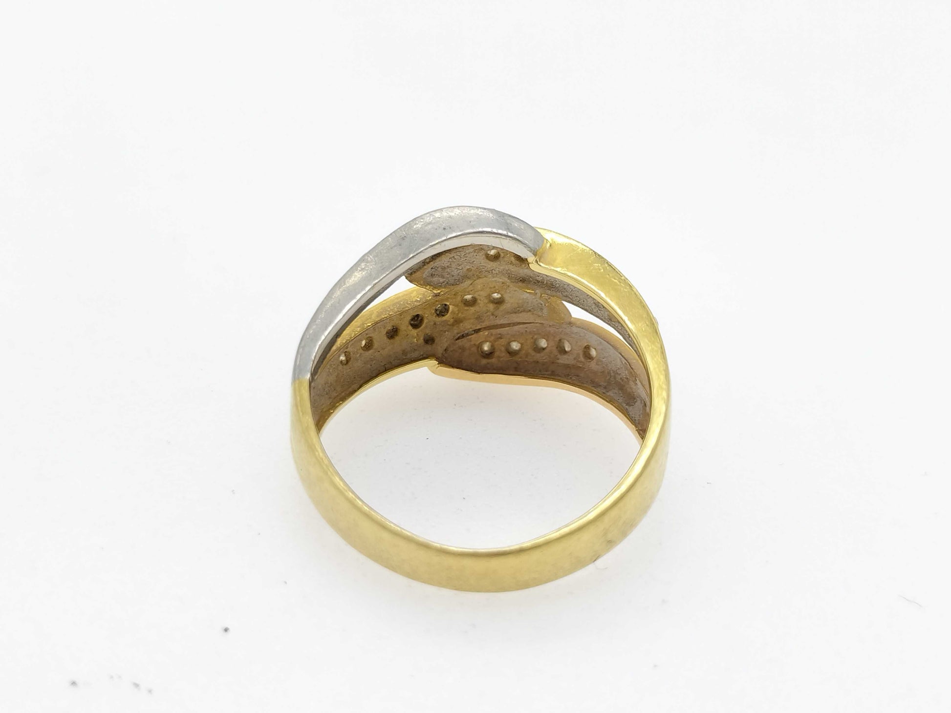 D0.30ct K18/Pt900 4.9g Ring 