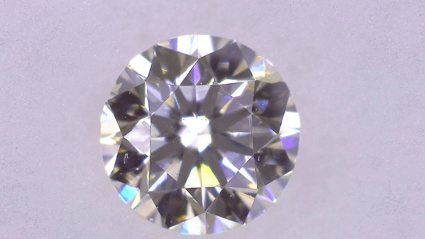 0.273ct K SI-2 GOOD/GD/FR NONE NATURAL 4.05-4.10X2.62mm Diamond Loose