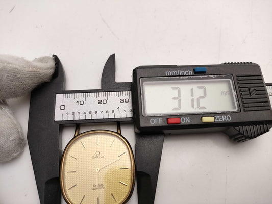 OMEGA Devil Oval/Gold/Head Only/Cracks and Scratches on Crystal Boys' Watch