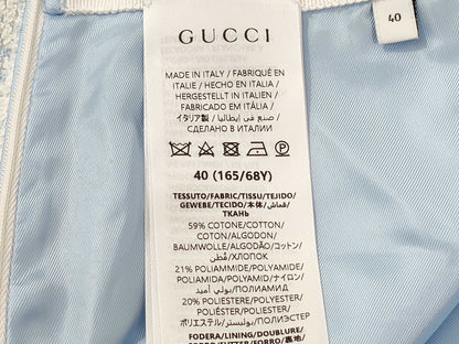 GUCCI GG Cotton Boucle Mini Skirt