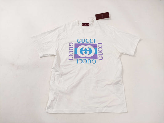 GUCCI Cotton Jersey Print T-Shirt