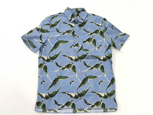 VALENTINO patterned blue shirt