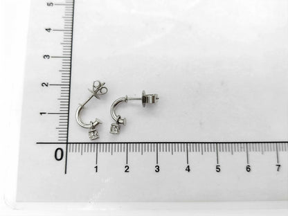 D0.11ct K17/750 2.1g Earrings 