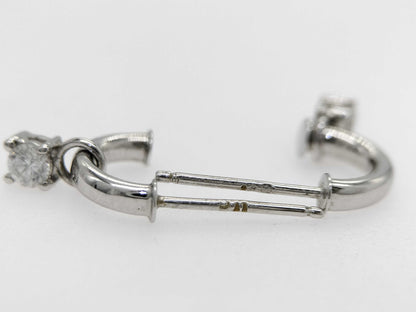 D0.11ct K17/750 2.1g Earrings 
