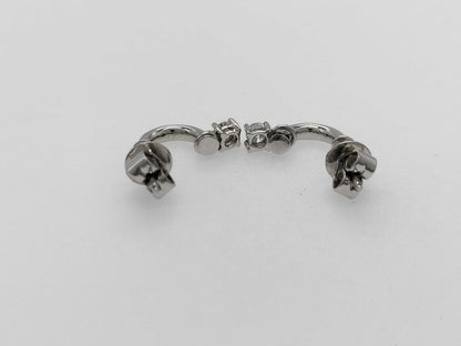 D0.11ct K17/750 2.1g Earrings 