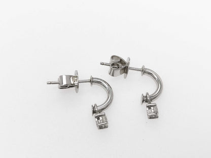 D0.11ct K17/750 2.1g Earrings 