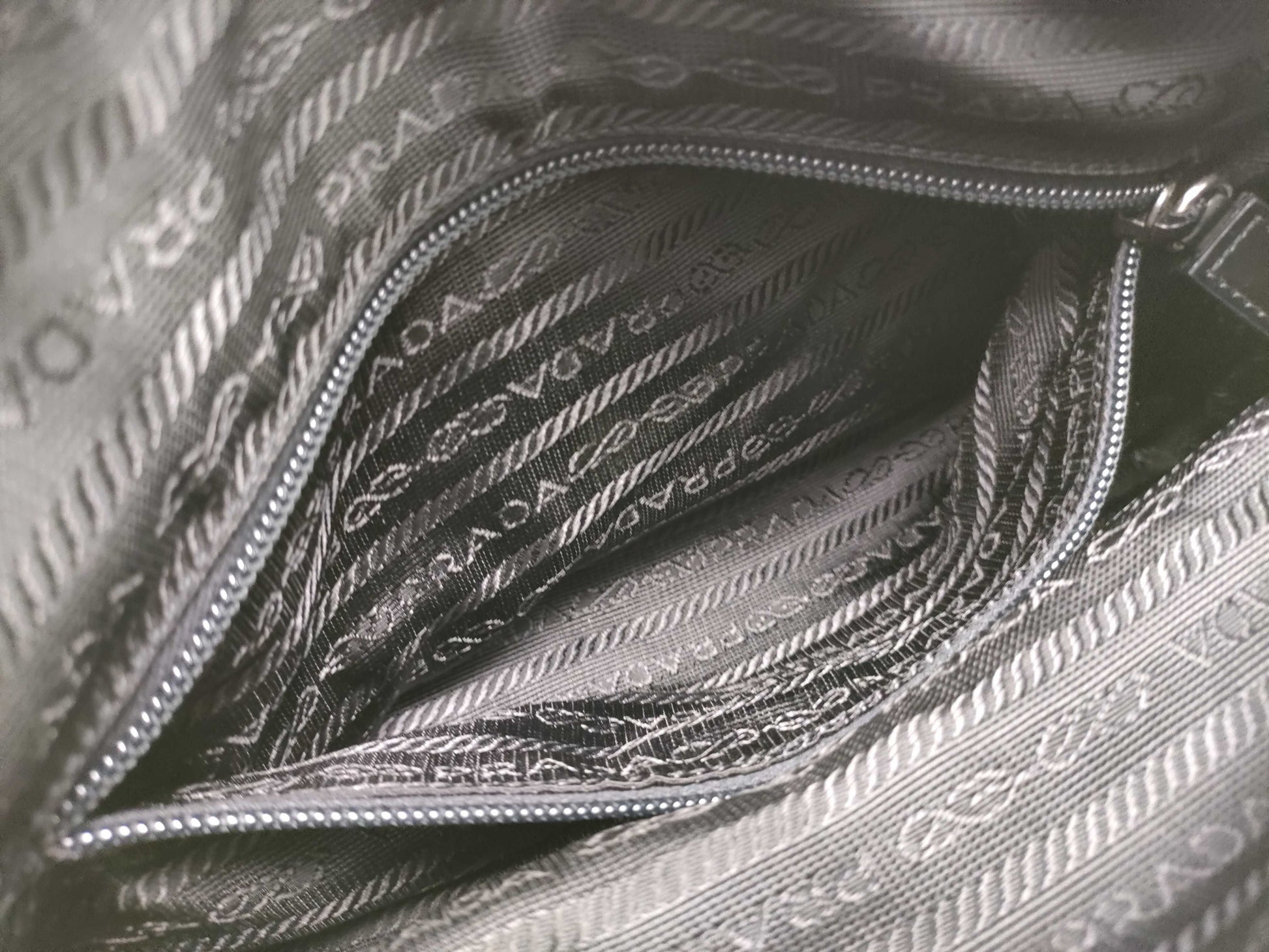 PRADA nylon shoulder bag