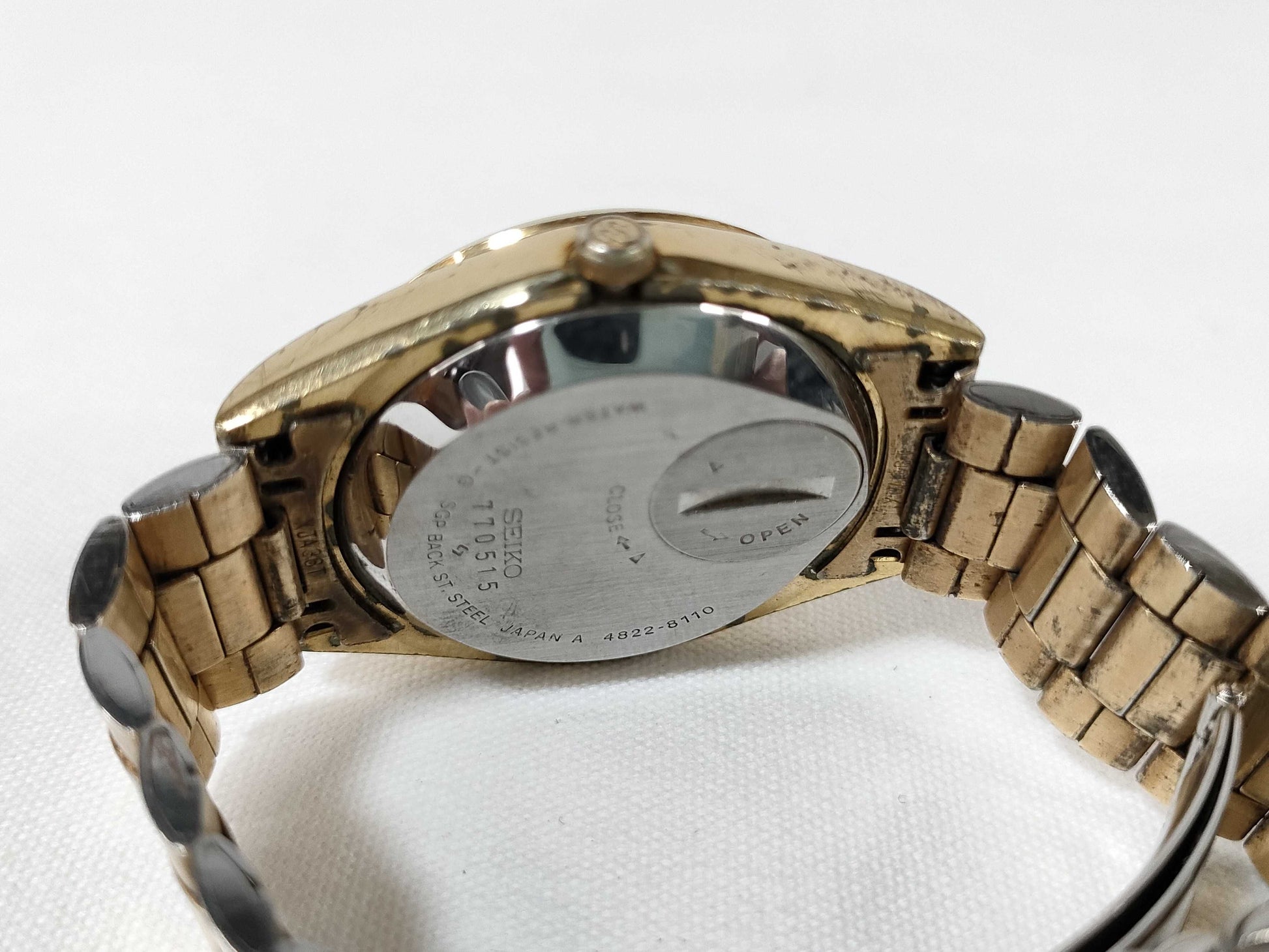 SEIKO KING QUARTZ Gold Color Men's Watch