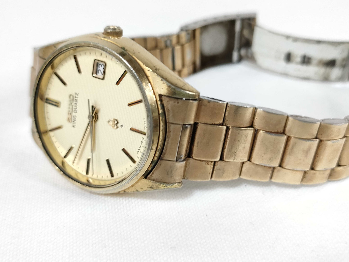 SEIKO KING QUARTZ Gold Color Men's Watch