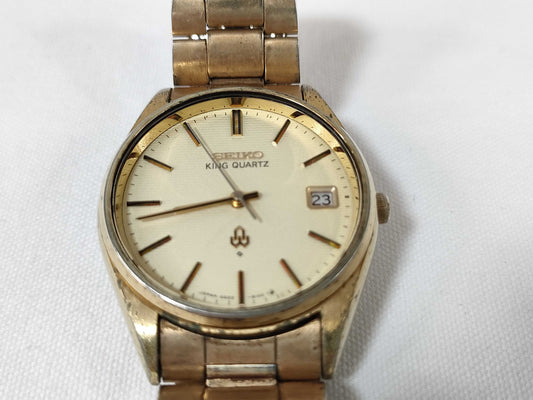 SEIKO KING QUARTZ Gold Color Men's Watch