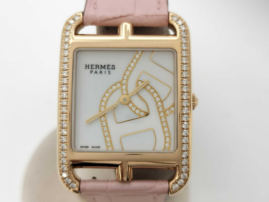HERMES Cape Cod CC3.771C 3736262 Quartz K18 Women's Watch