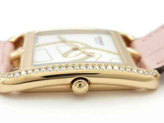 HERMES Cape Cod CC3.771C 3736262 Quartz K18 Women's Watch
