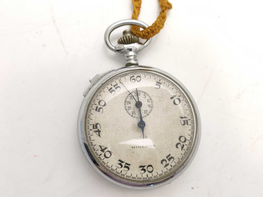 Minerva / Pocket Watch / White Dial, Unmoving