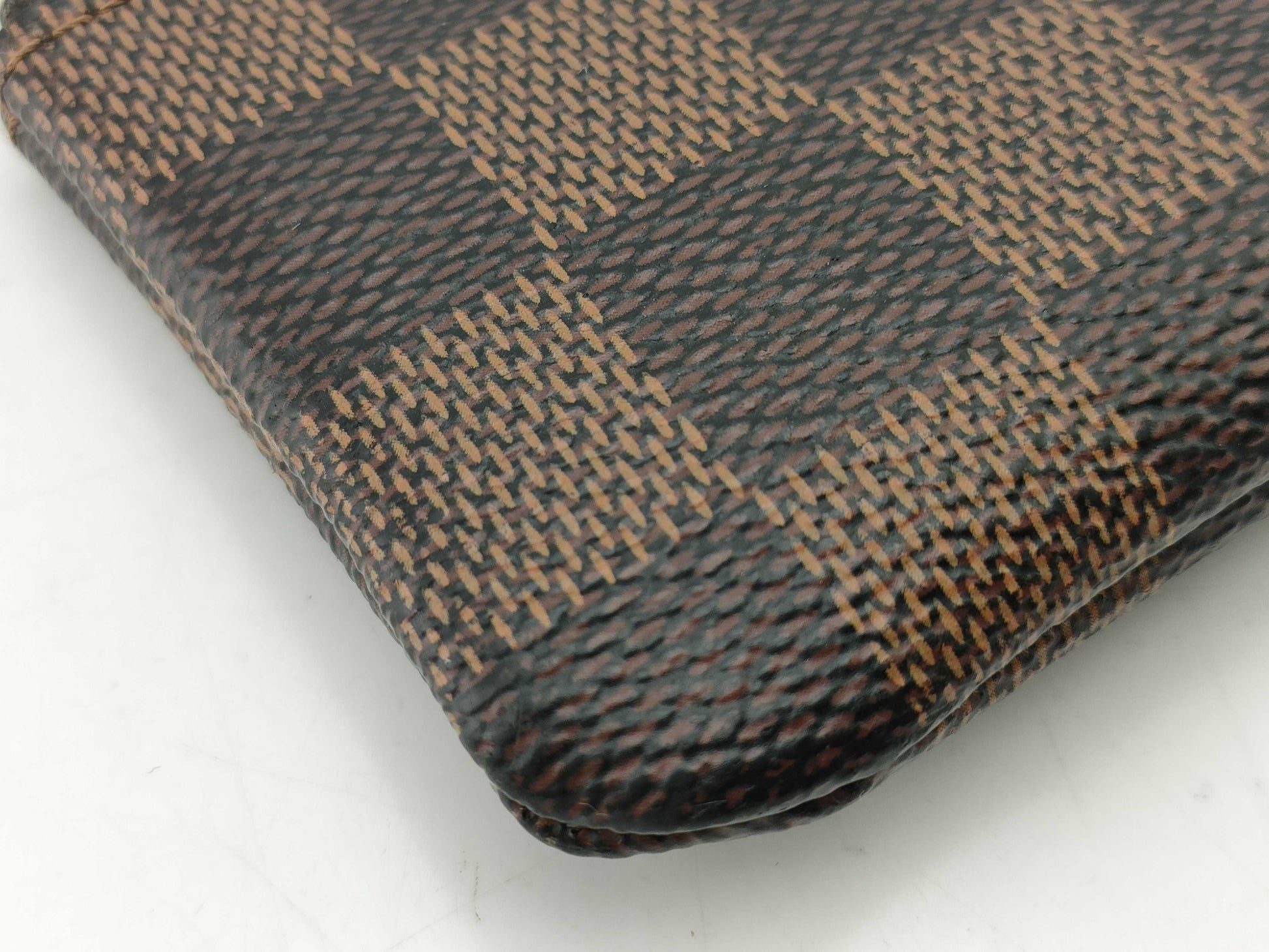LOUIS VUITTON Damier Pochette Cle N62658 Coin Case