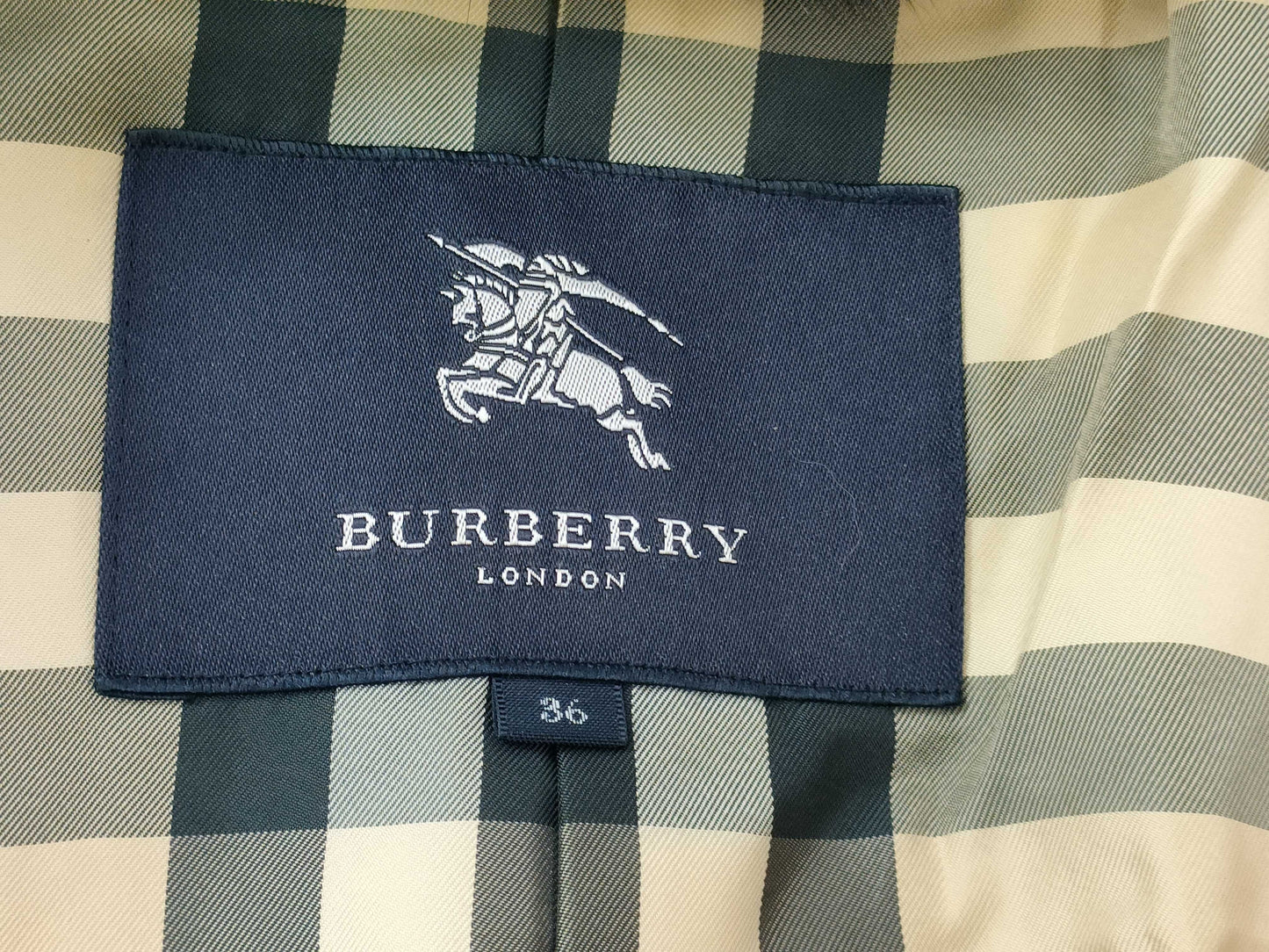 BURBERRY Checked Coat