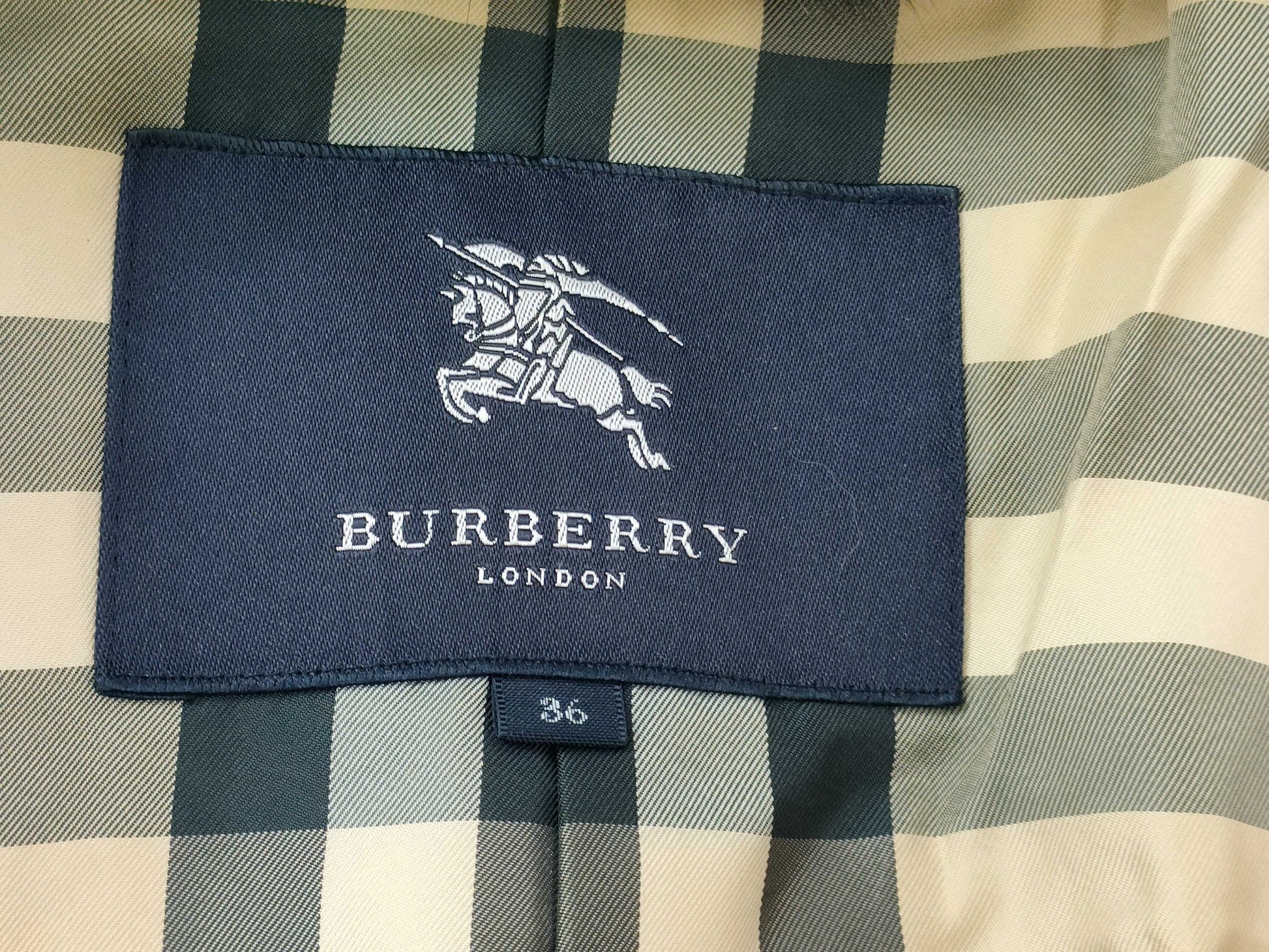 BURBERRY Checked Coat